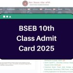 BSEB 10th Admit Card 2025: biharboardonline.com Matric Hall Ticket Download