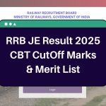 RRB JE Result 2025 – www.rrbapply.gov.in Jr Engineer CBT CutOff & Merit List