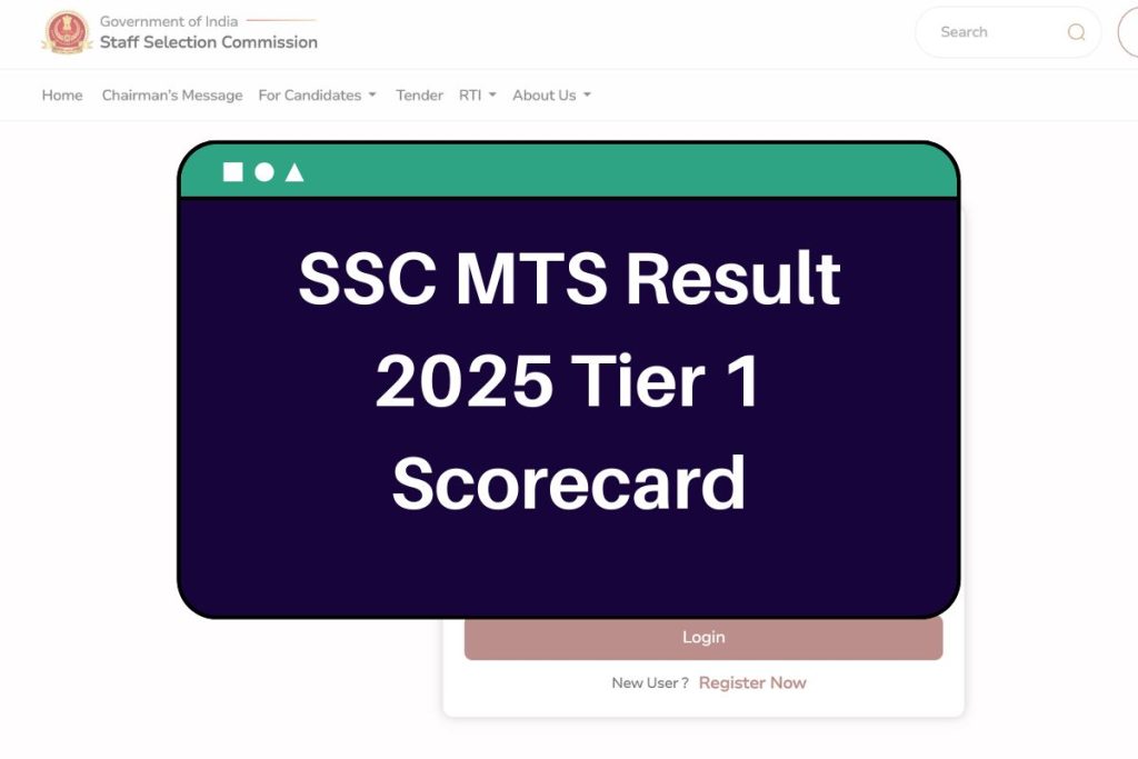 SSC MTS Result 2025 Release Date - ssc.gov.in Tier 1 Scorecard & CutOff