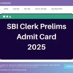 SBI Clerk Prelims Admit Card 2025 – sbi.co.in Junior Associate Hall Ticket Download